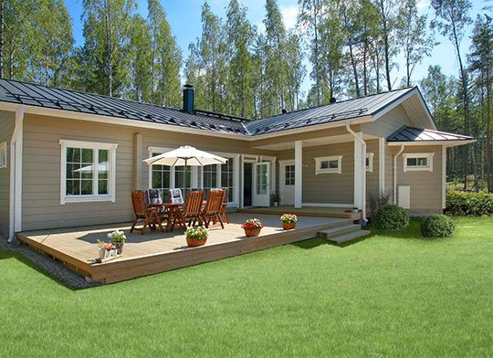 Проекты домов из бруса в финском стиле